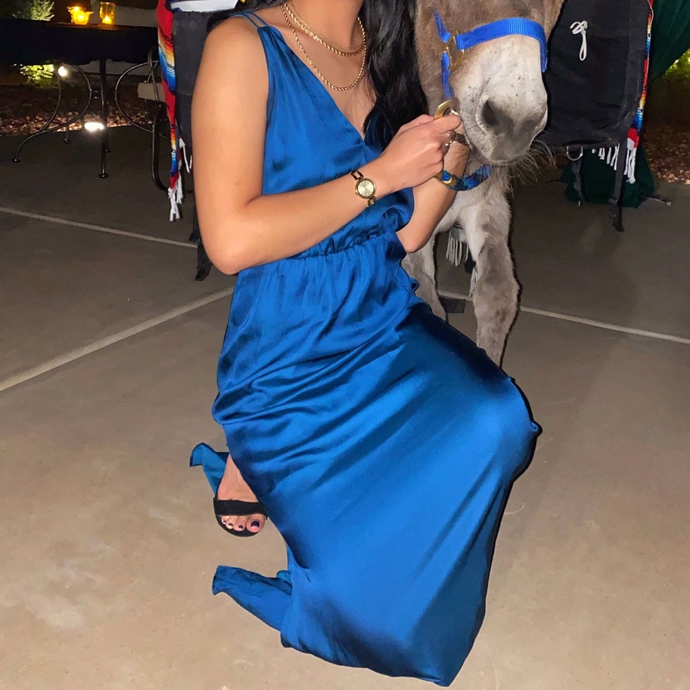 Blue H&M maxi dress